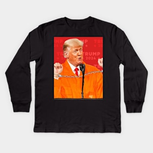 Auntie says Trump Kids Long Sleeve T-Shirt